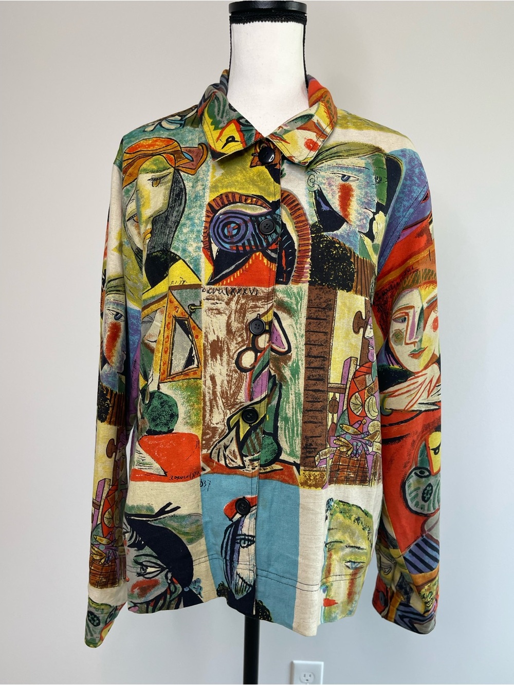 Ultimate Philadelphia PA size large blazer jacket art to wear abstract Picasso - Picture 14 of 16